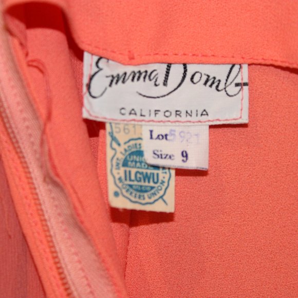 Vintage Emma Domb of California trapeeze dress - Picture 6 of 7